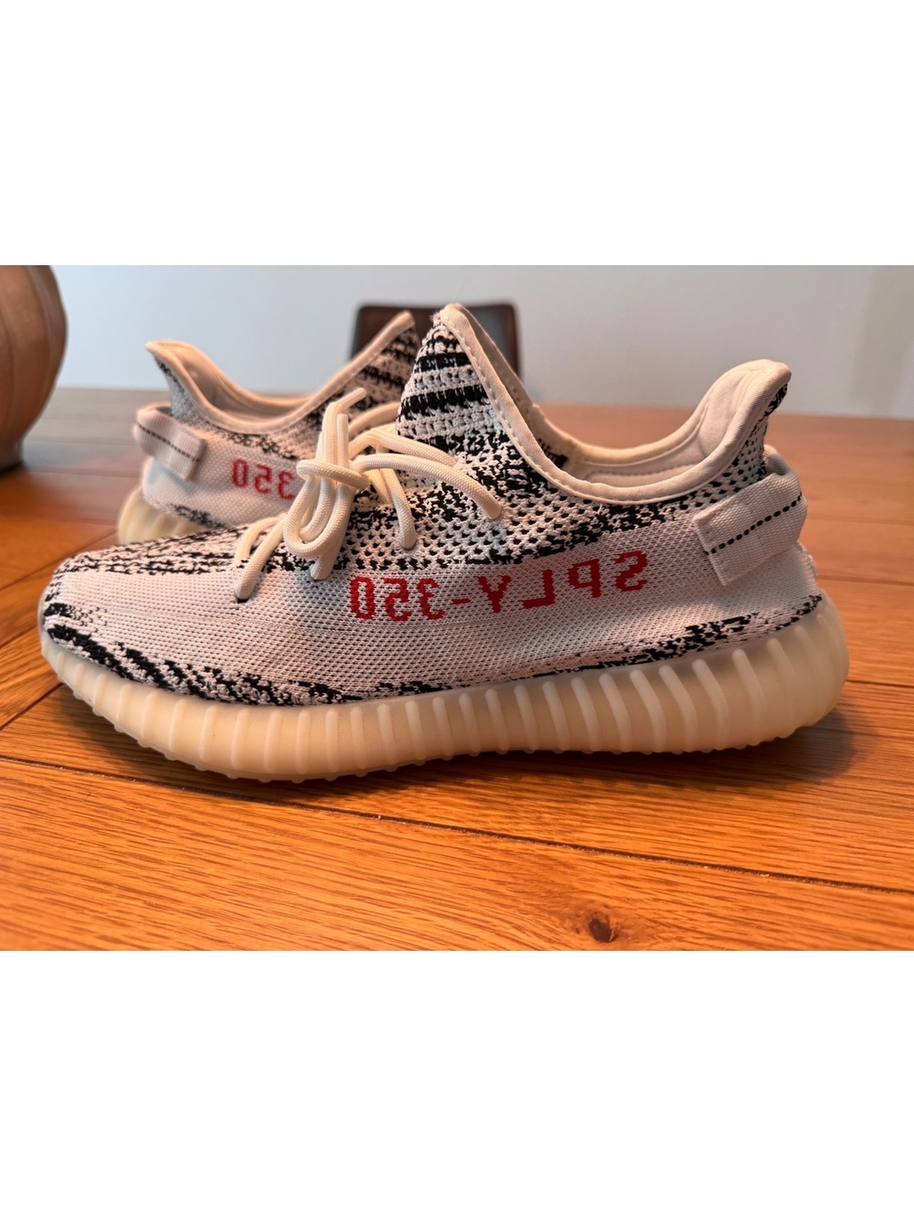 Adidas Yeezy Boost 350 V2 Zebra Sneakers Size 11